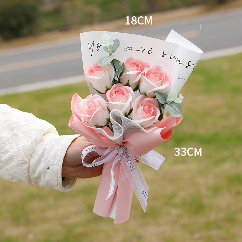 11 Roses With Handbag Lamp