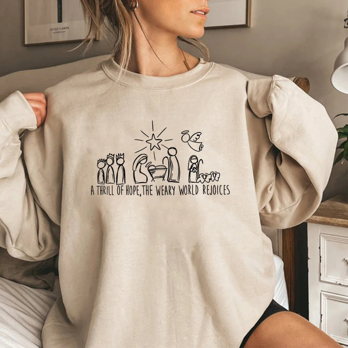 Sweatshirt Nativity Scene Sweater