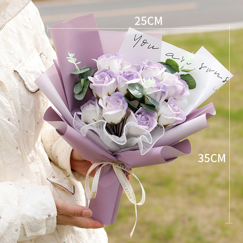 11 Roses With Handbag Lamp