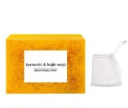 Handmade Cold Process Turmeric Lemon Soap With Kojic Acid And Ginger