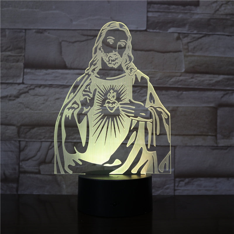 Jesus Luminous Table Lamp