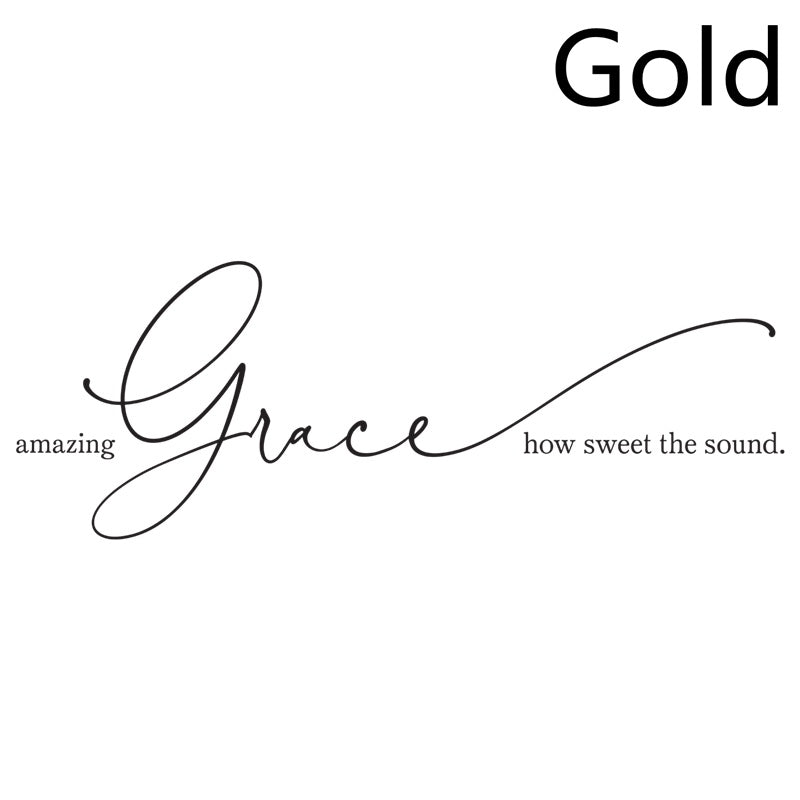 Amazing Grace Christian Decal