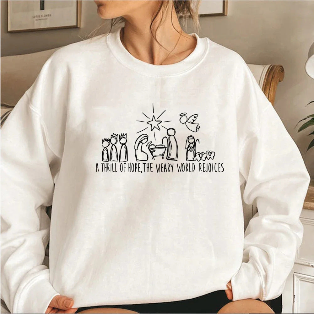 Sweatshirt Nativity Scene Sweater