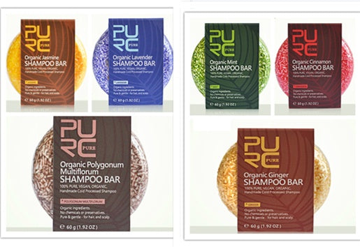 Assorted Pure Shampoo Bars In Various Flavors For Thinning Hair