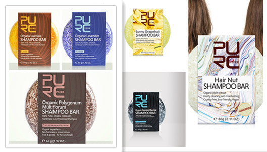 Assorted Pure Shampoo Bars In Various Flavors For Thinning Hair