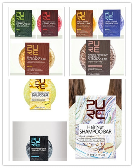 Assorted Pure Shampoo Bars In Various Flavors For Thinning Hair