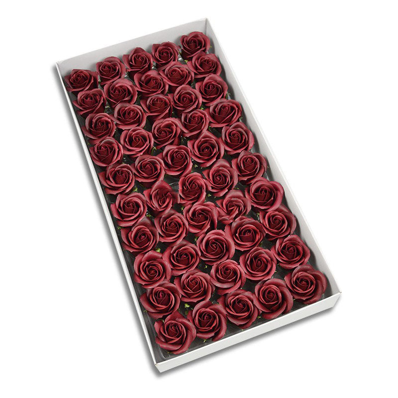 Three-layer Rose Soap Flower Head Simulation Bouquet