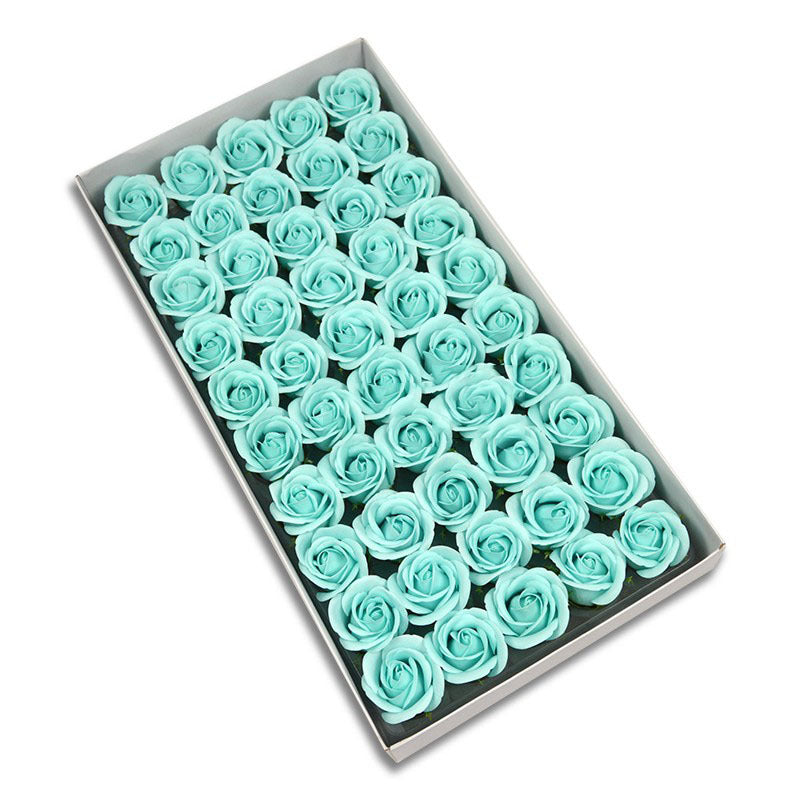 Three-layer Rose Soap Flower Head Simulation Bouquet