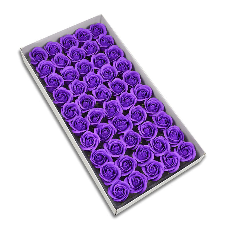 Three-layer Rose Soap Flower Head Simulation Bouquet