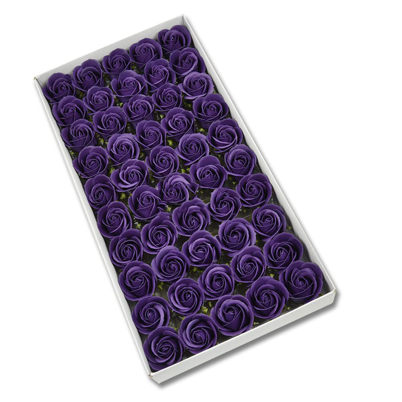 Three-layer Rose Soap Flower Head Simulation Bouquet