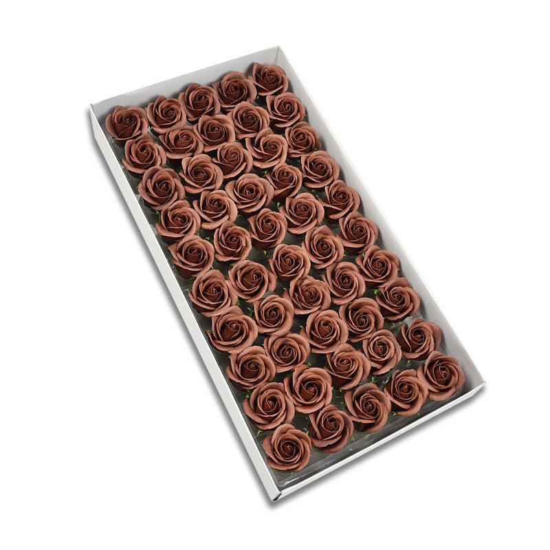Three-layer Rose Soap Flower Head Simulation Bouquet