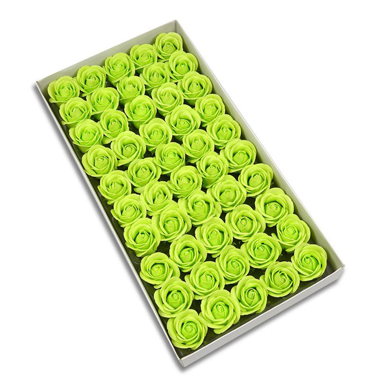 Three-layer Rose Soap Flower Head Simulation Bouquet