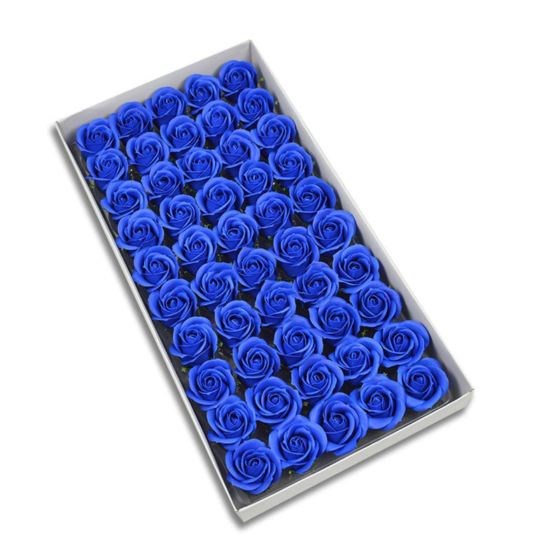 Three-layer Rose Soap Flower Head Simulation Bouquet