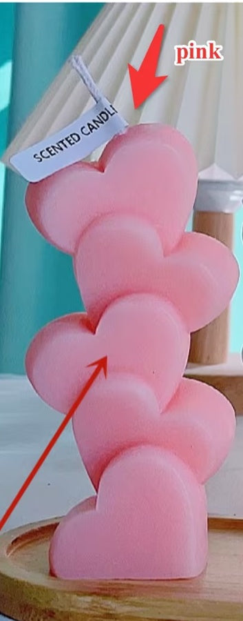 Heart Column Aromatherapy Candle