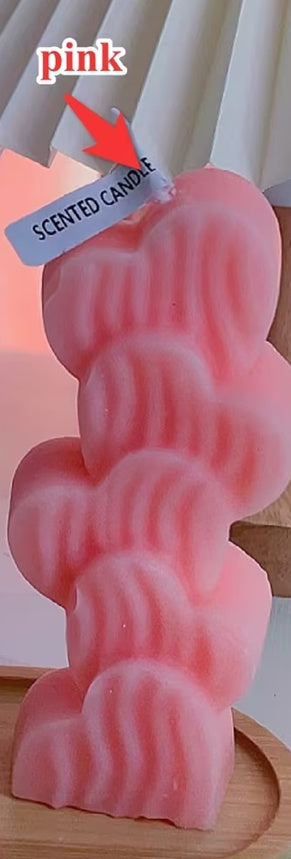 Heart Column Aromatherapy Candle