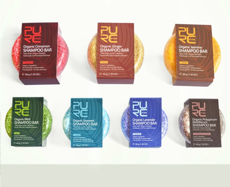 Assorted Pure Shampoo Bars In Various Flavors For Thinning Hair