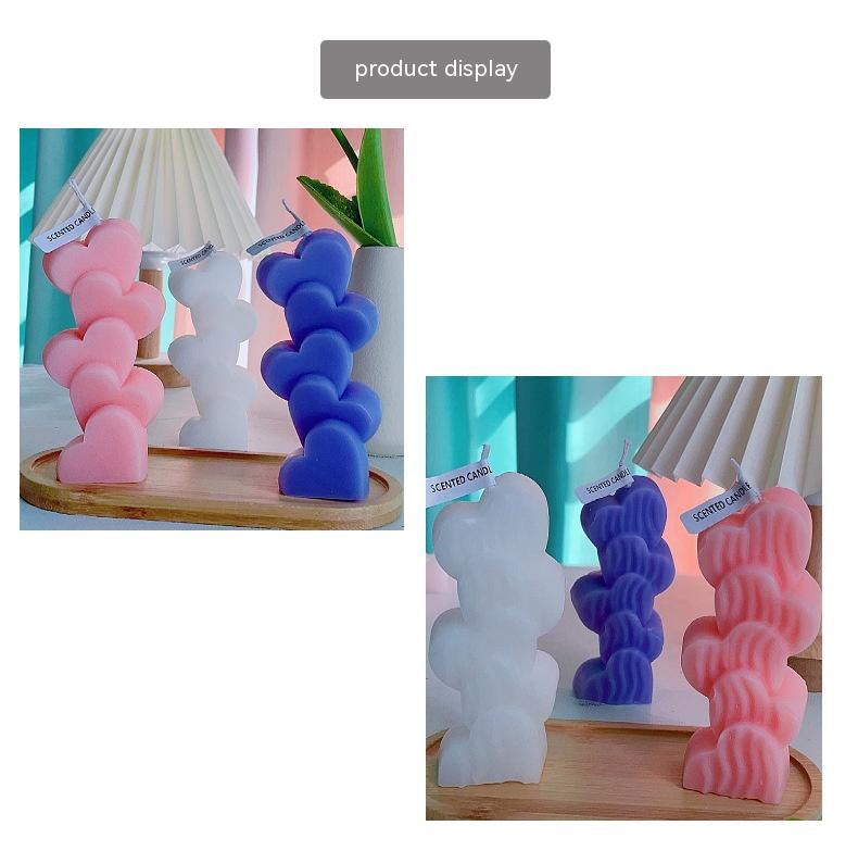 Heart Column Aromatherapy Candle