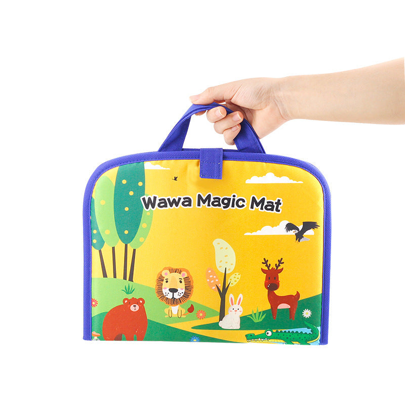 Magic water canvas writing blanket