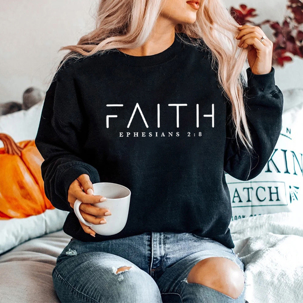 Faith Sweatshirt Bible Verse Sweater