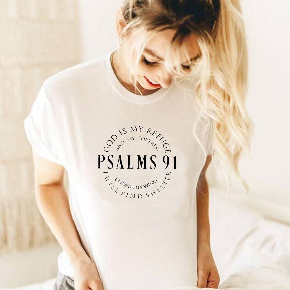 God Is My Refuge Psalms 91 T Shirts