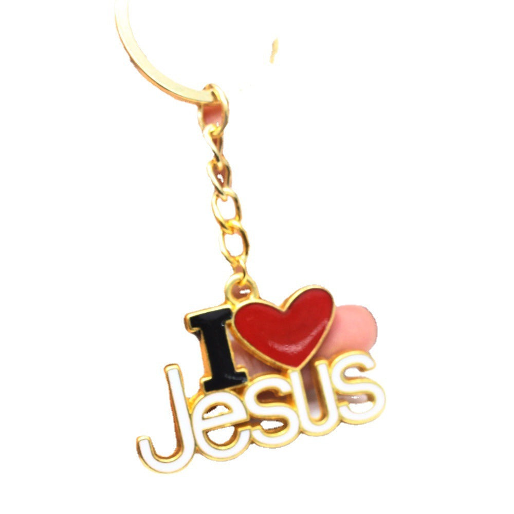 I Love Jesus Keychain