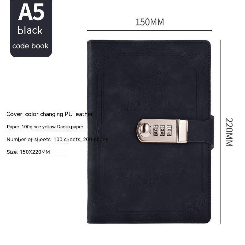 Codebook Journal With Lock