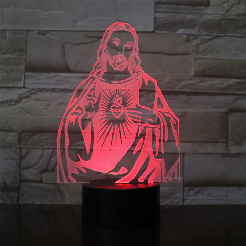 Jesus Luminous Table Lamp