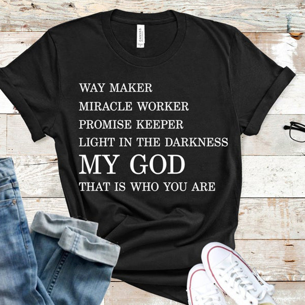 MY GOD cotton short sleeve