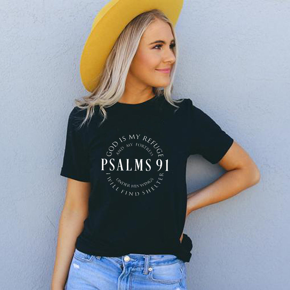 God Is My Refuge Psalms 91 T Shirts