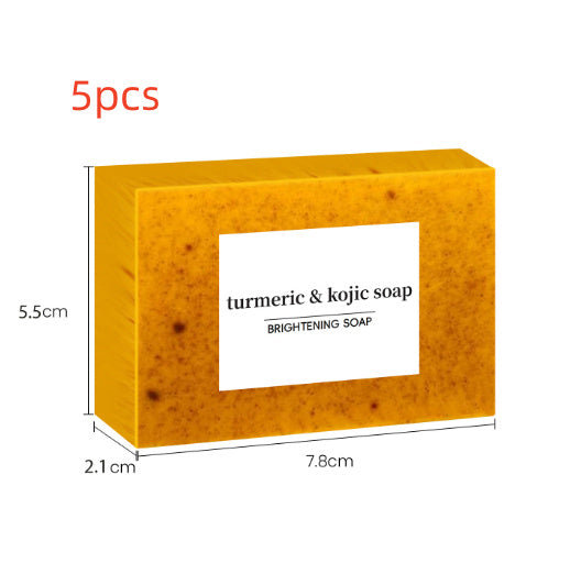 Handmade Cold Process Turmeric Lemon Soap With Kojic Acid And Ginger
