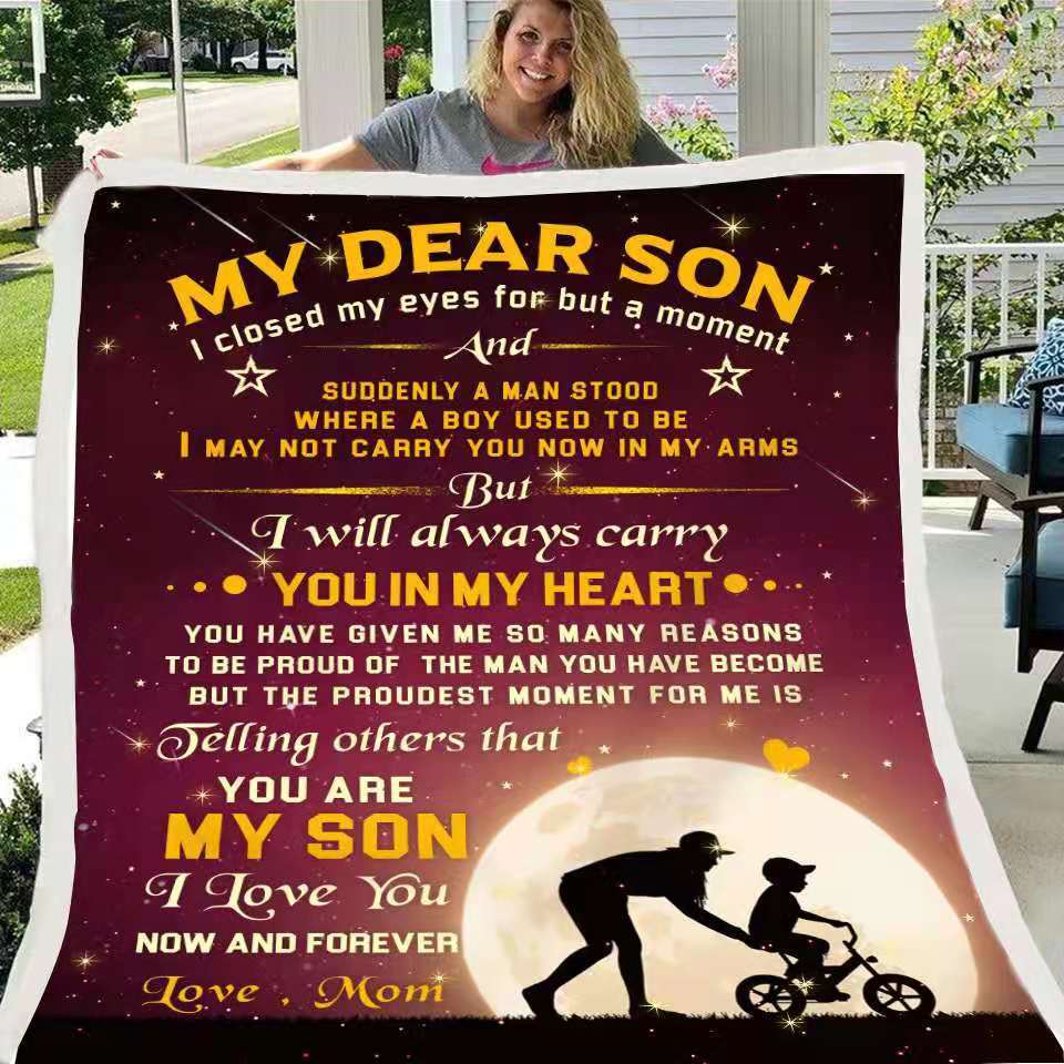 Letter To Daughter Digital Printed Blanket