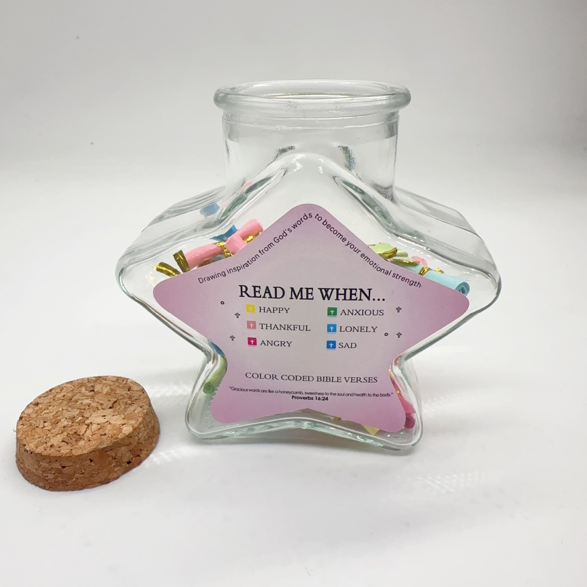 Bible Scripture In Jar Devout Christian Gift Prayer