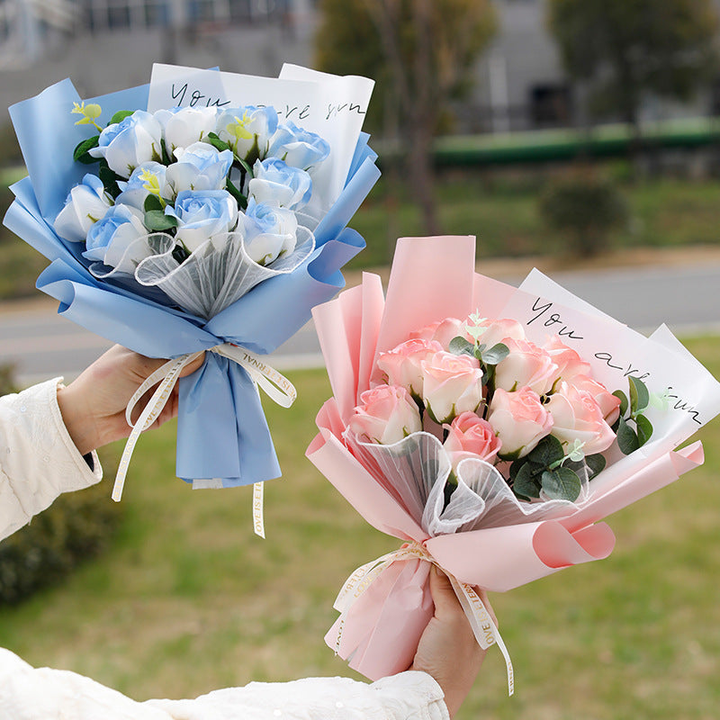 11 Roses With Handbag Lamp