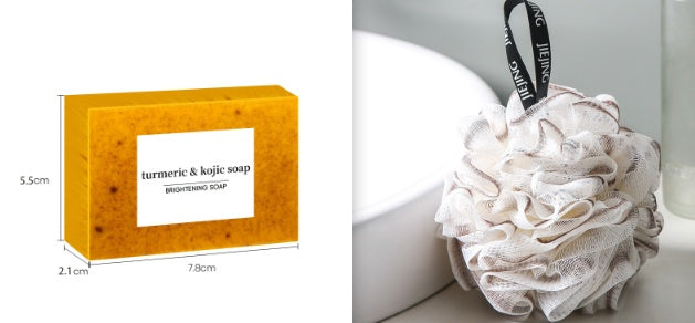 Handmade Cold Process Turmeric Lemon Soap With Kojic Acid And Ginger