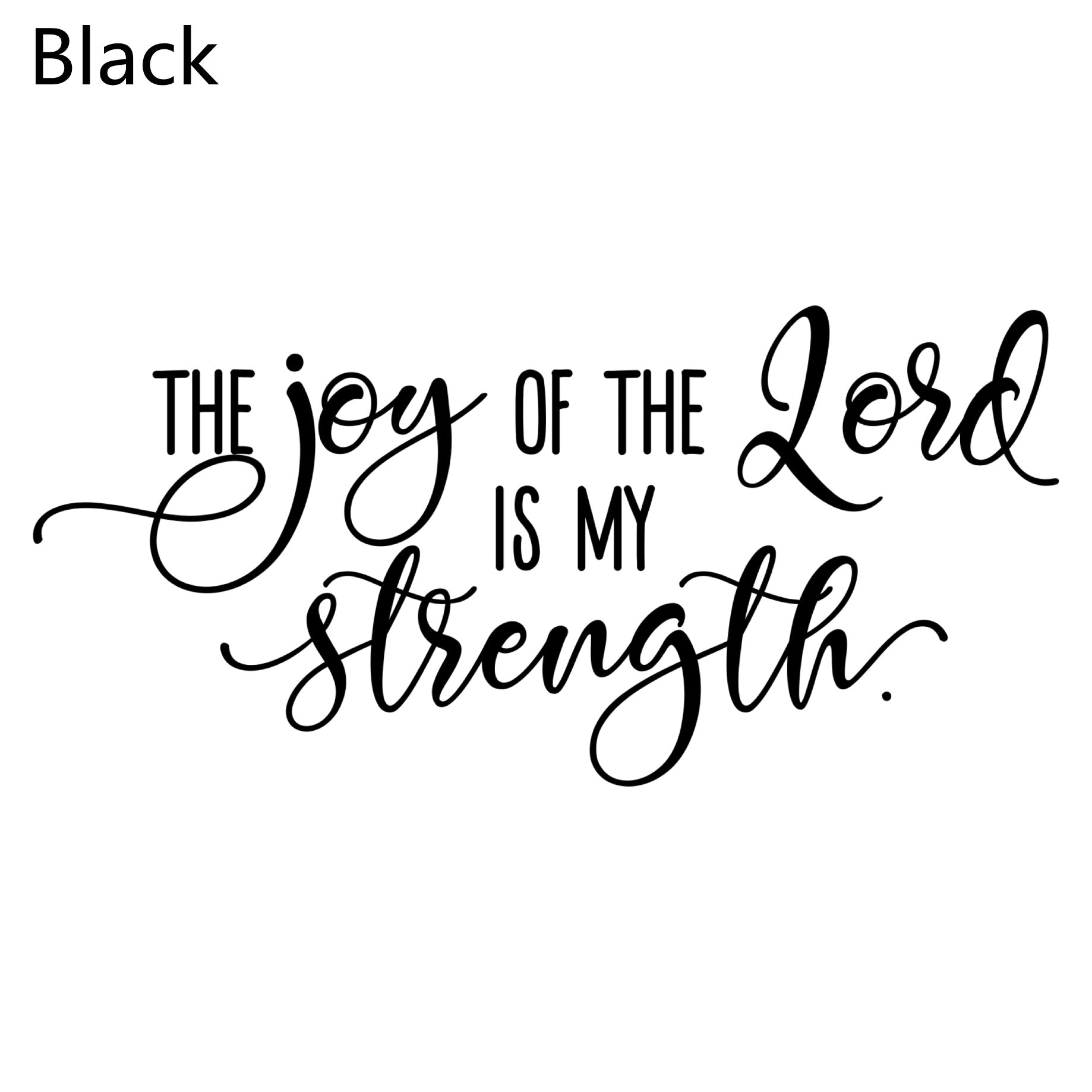 Joy Of The Lord Christian Decal