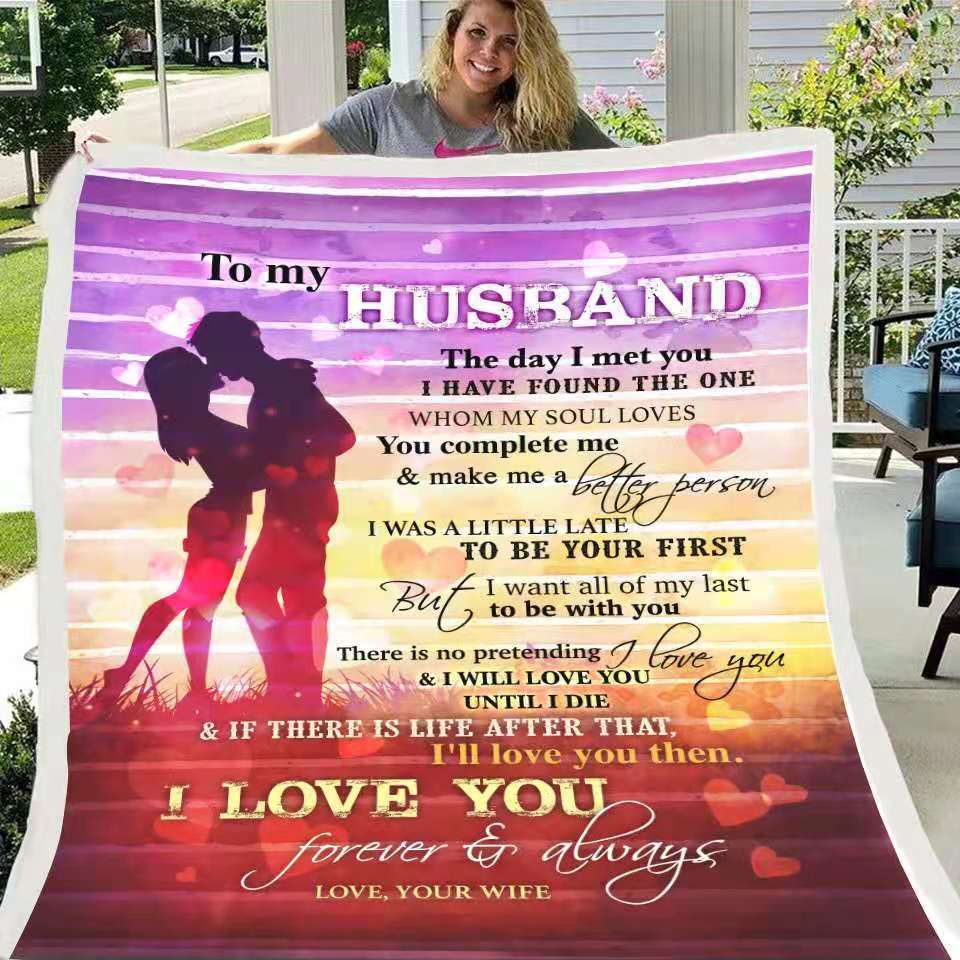 Letter To Daughter Digital Printed Blanket