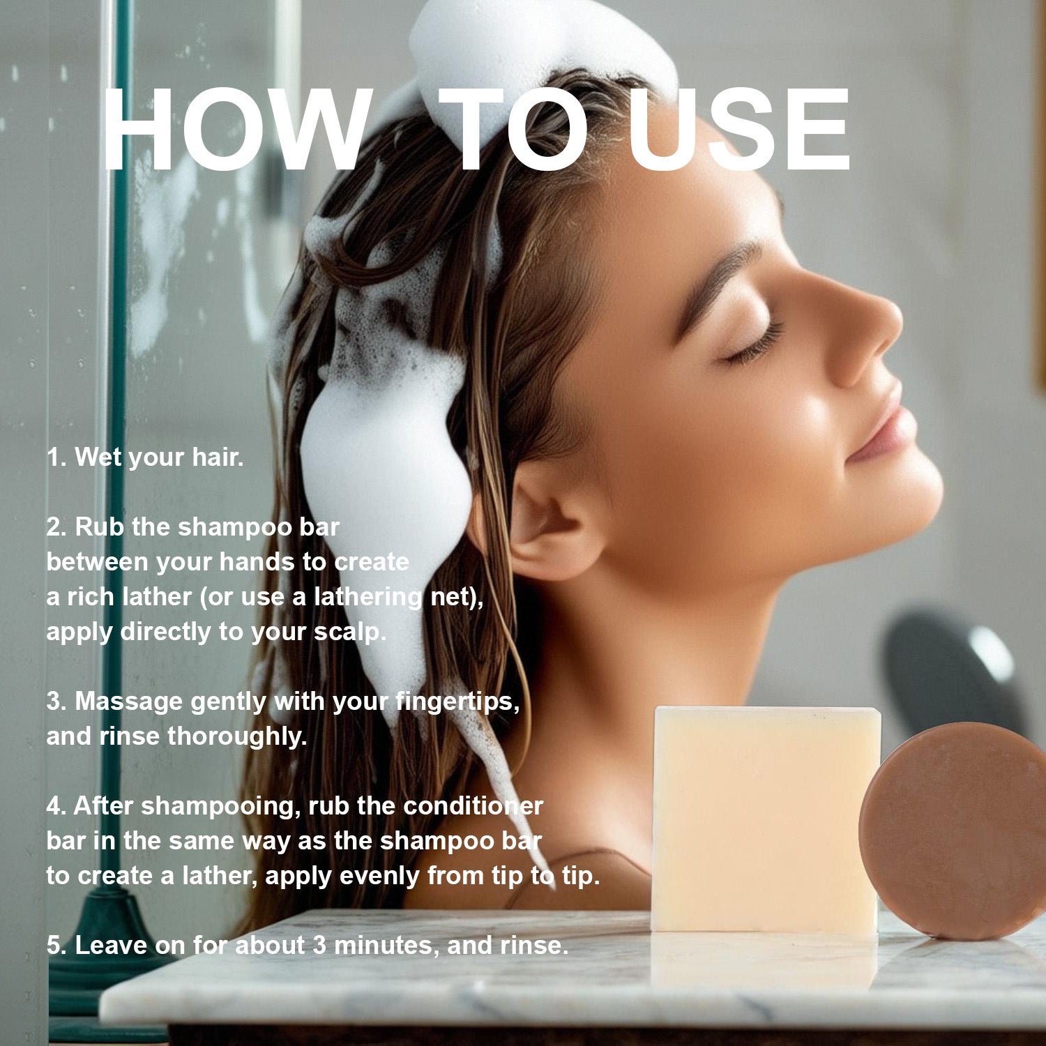 Rice Water Shampoo Soap Hair Care