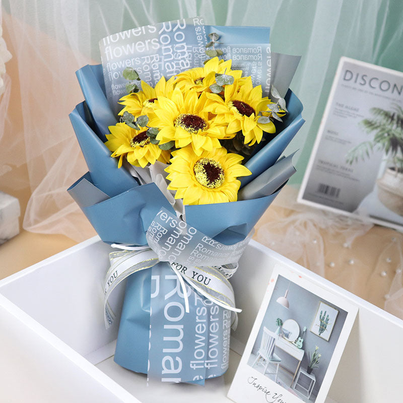 Sunflower Soap Flower Bouquet