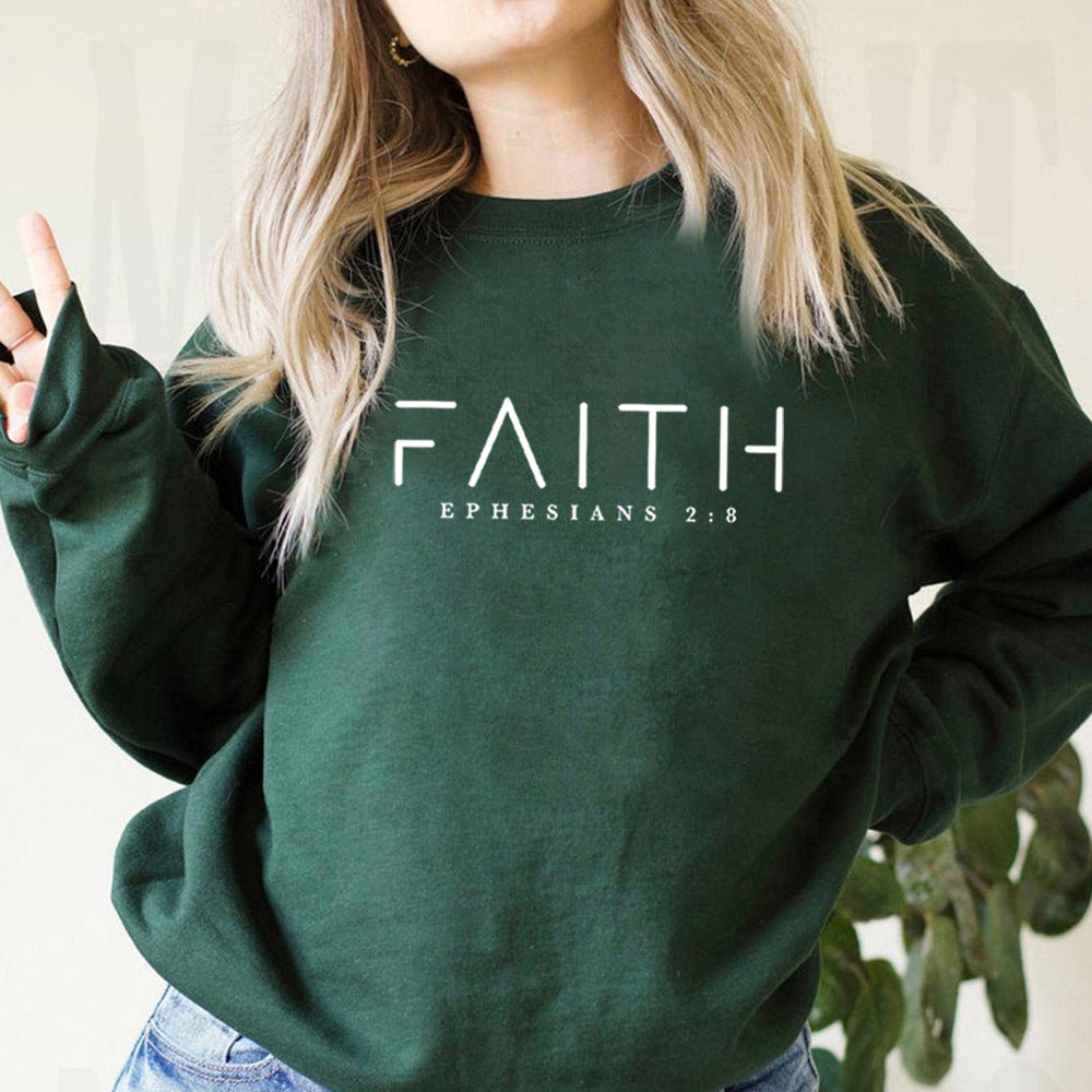 Faith Sweatshirt Bible Verse Sweater
