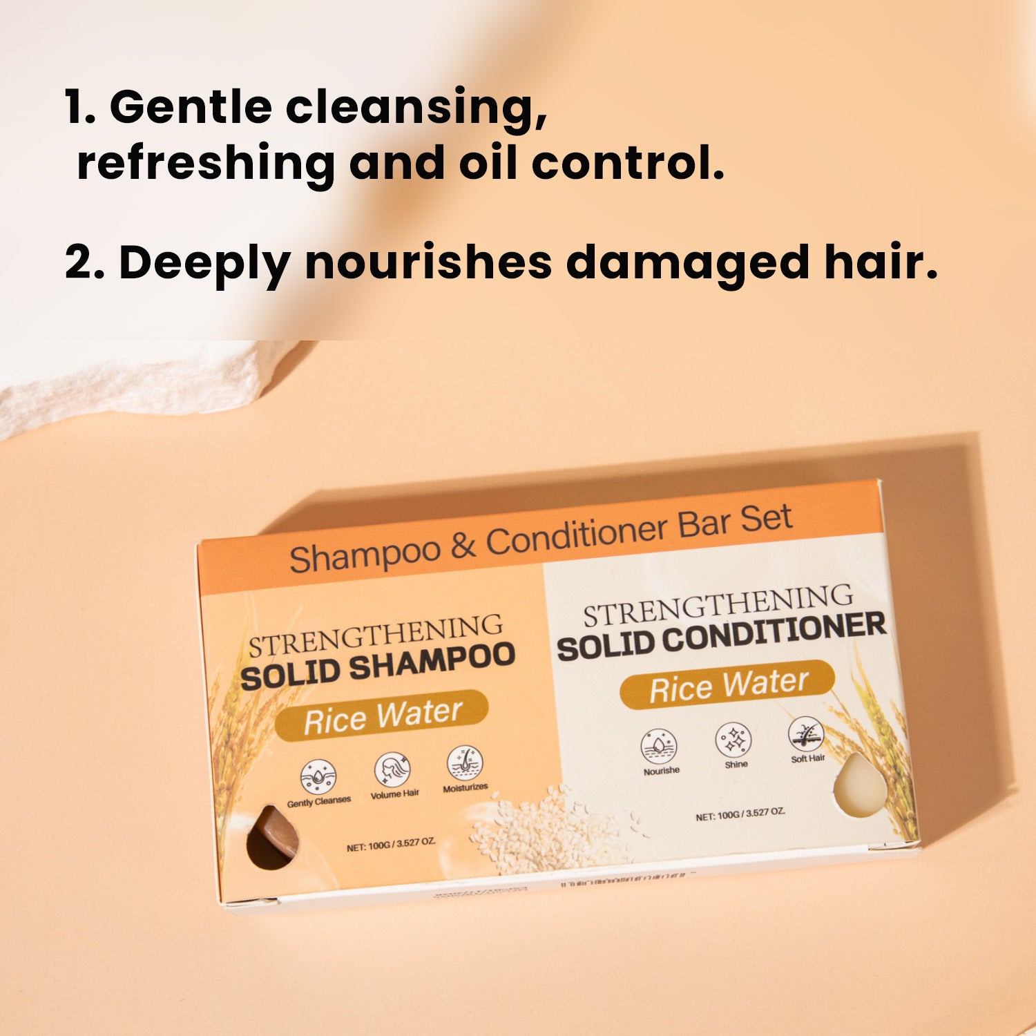 Rice Water Shampoo Soap Hair Care
