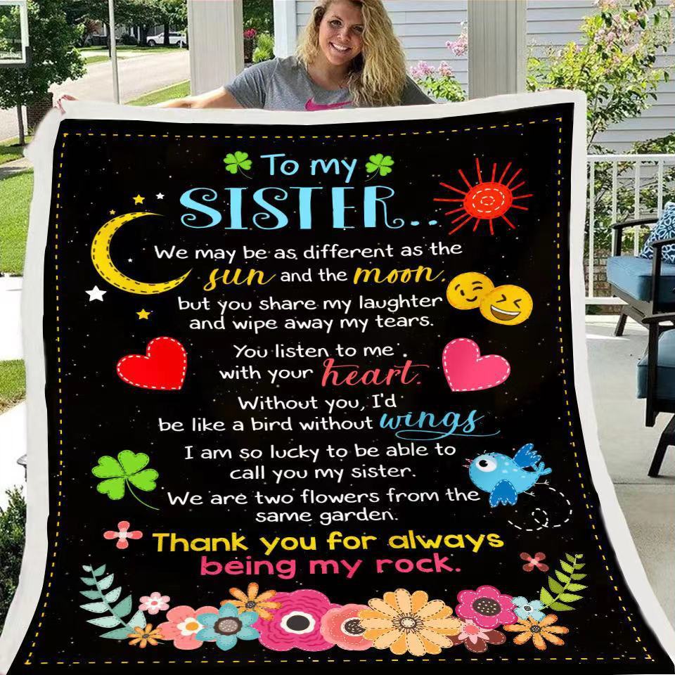 Letter To Daughter Digital Printed Blanket