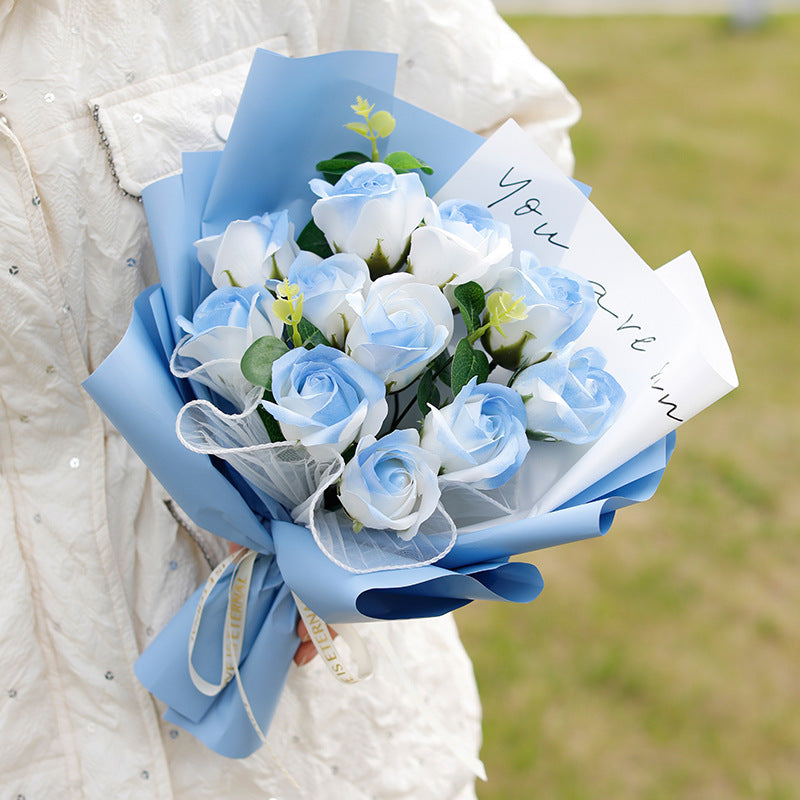 11 Roses With Handbag Lamp