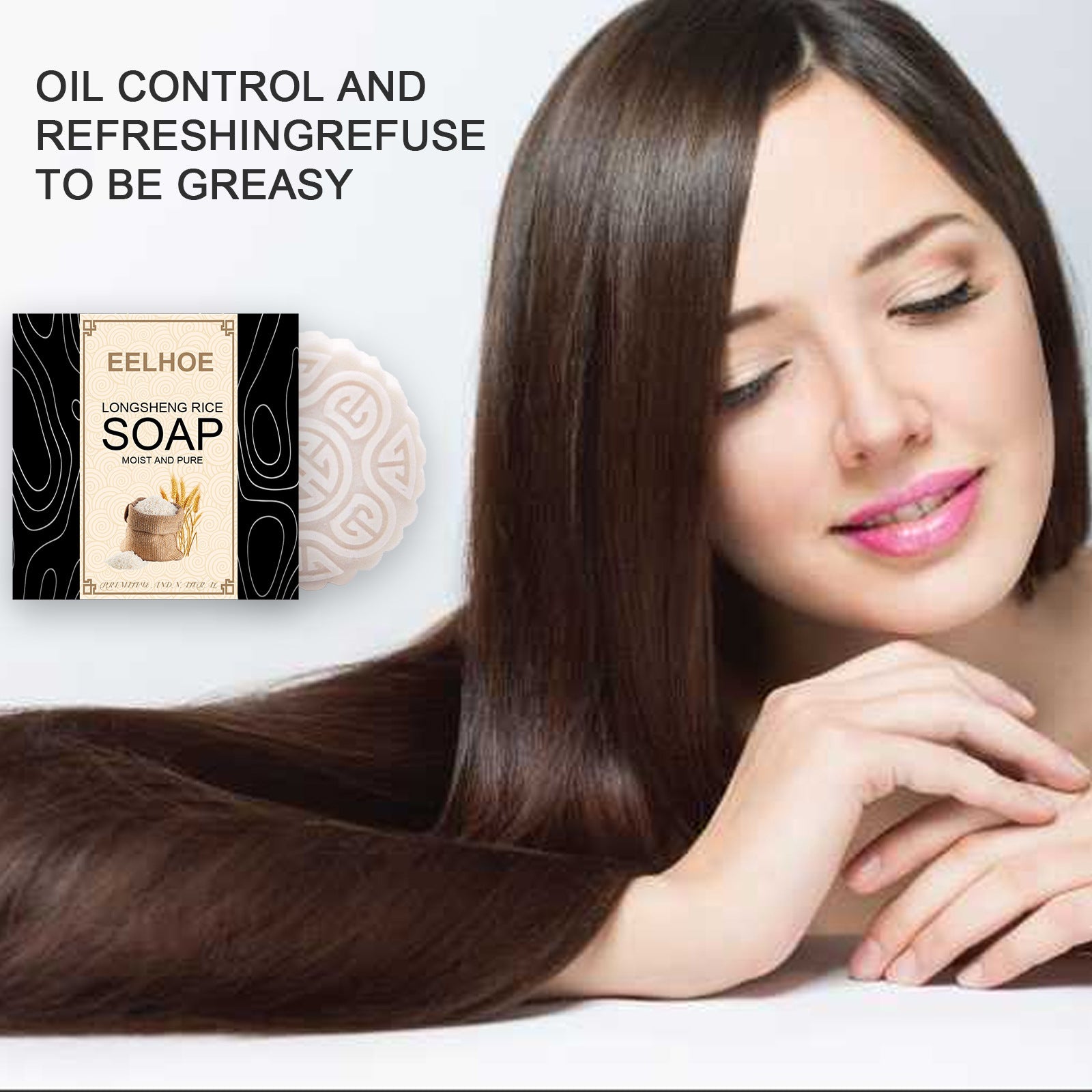 Shampoo Soap Nourishes Frizz, Conditions And Softens Hair