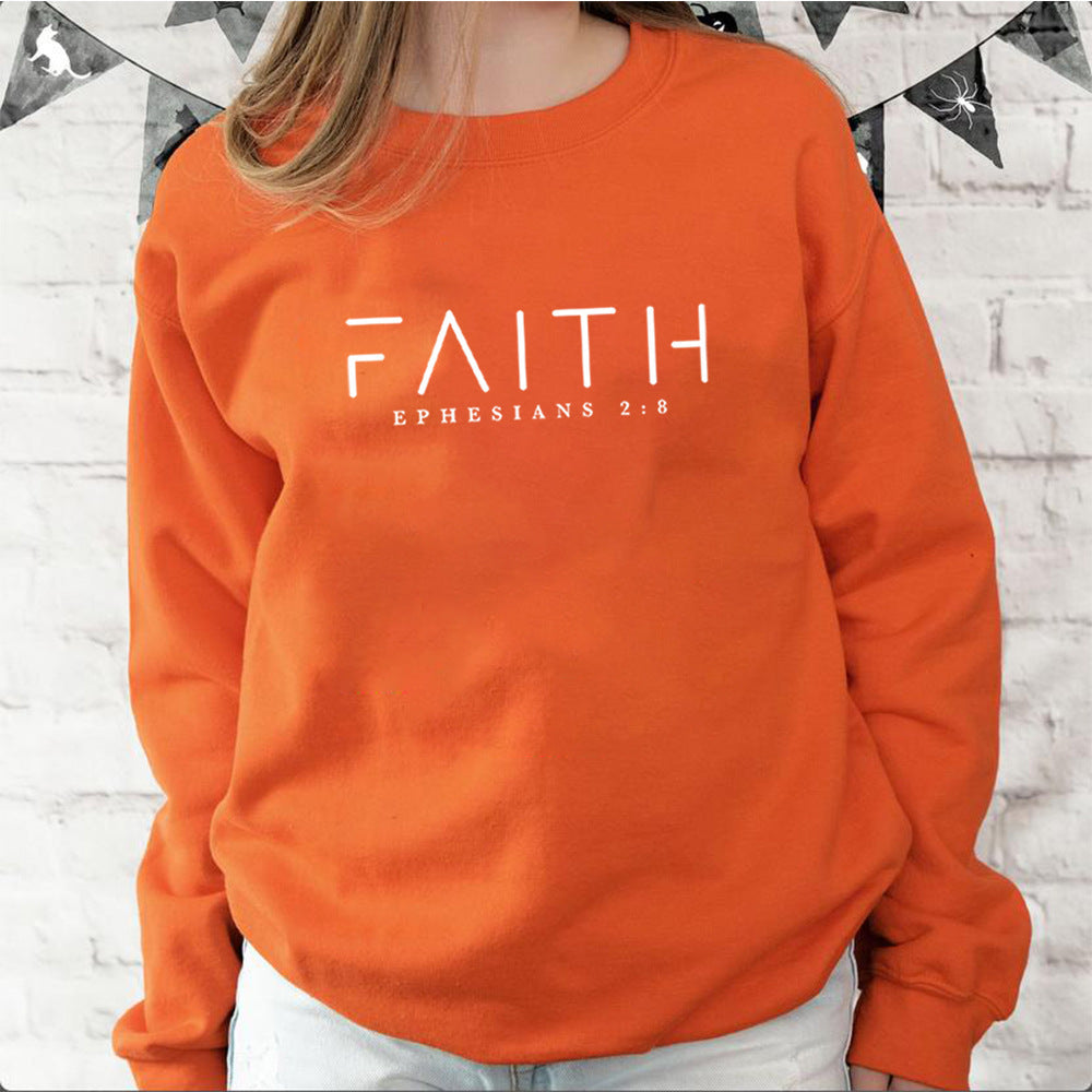 Faith Sweatshirt Bible Verse Sweater