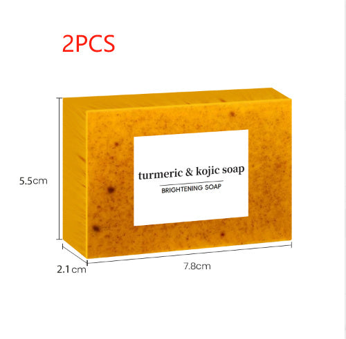 Handmade Cold Process Turmeric Lemon Soap With Kojic Acid And Ginger