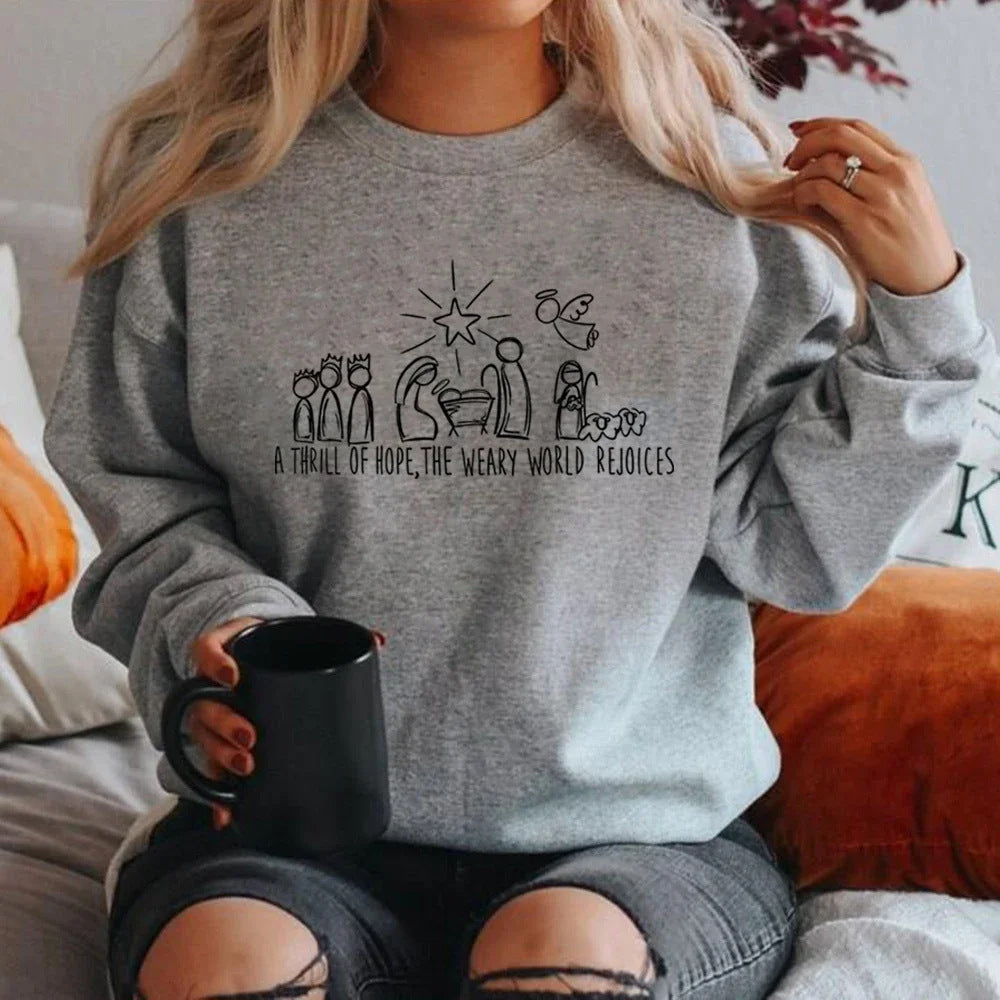 Sweatshirt Nativity Scene Sweater