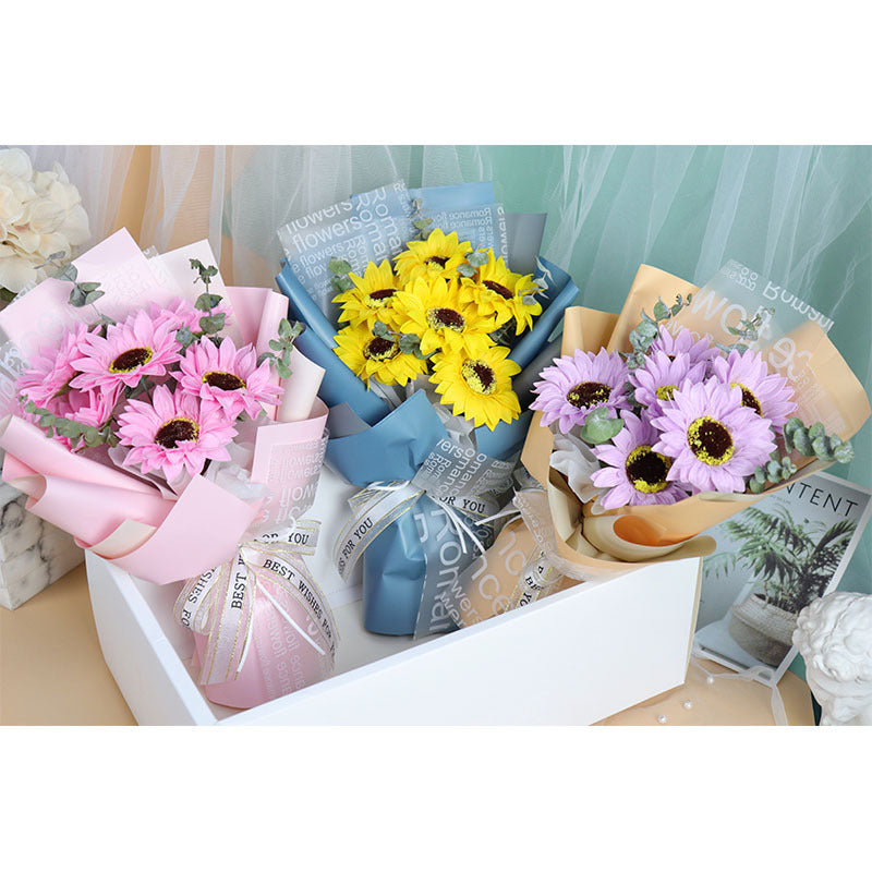 Sunflower Soap Flower Bouquet
