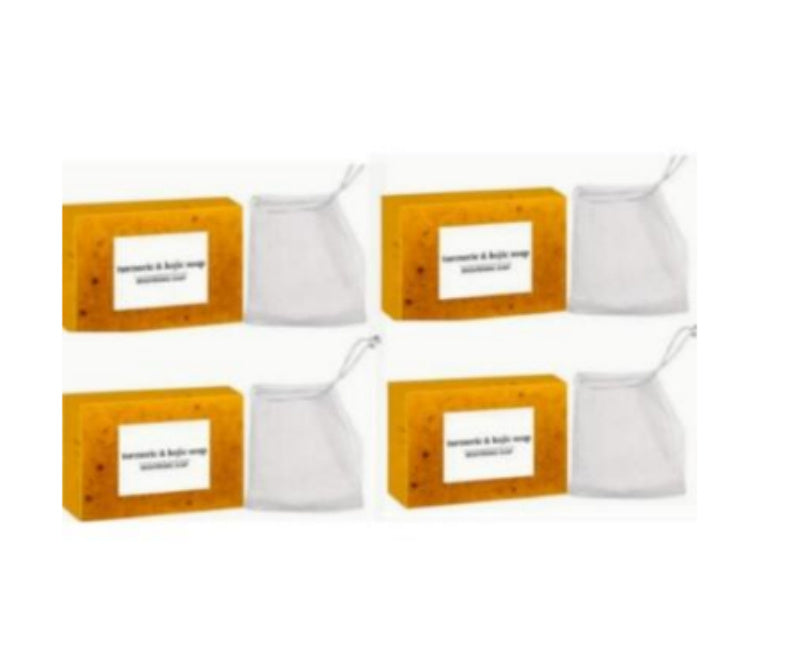 Handmade Cold Process Turmeric Lemon Soap With Kojic Acid And Ginger