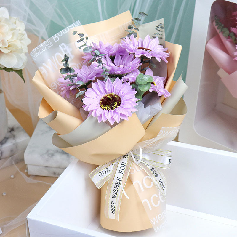 Sunflower Soap Flower Bouquet