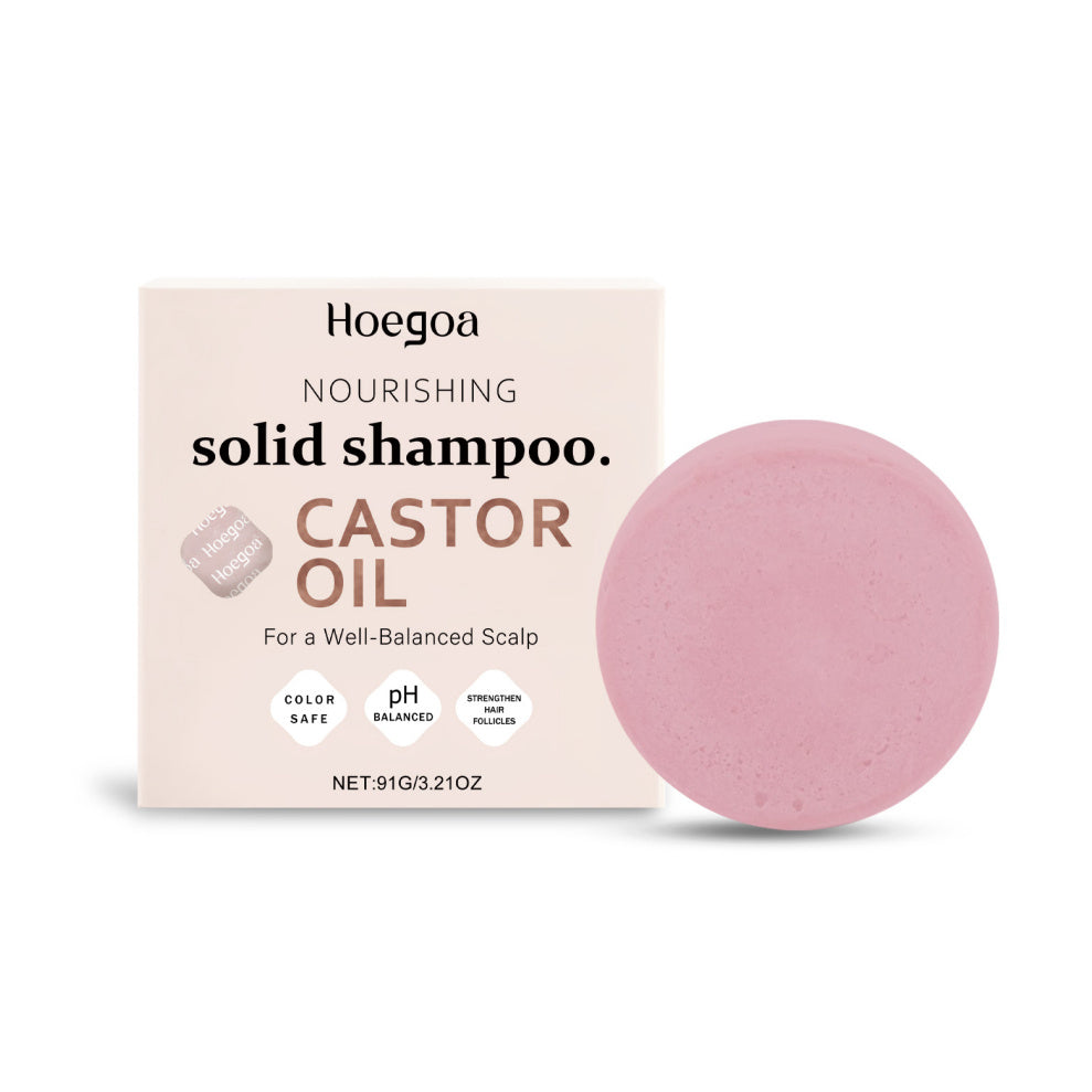 Hair Nourishing Shampoo Soap Solid Shampoo WIth Castor Seed Oil, Shea Butter, Ginger Extract, Ginseng Extract, Coconut Oil
